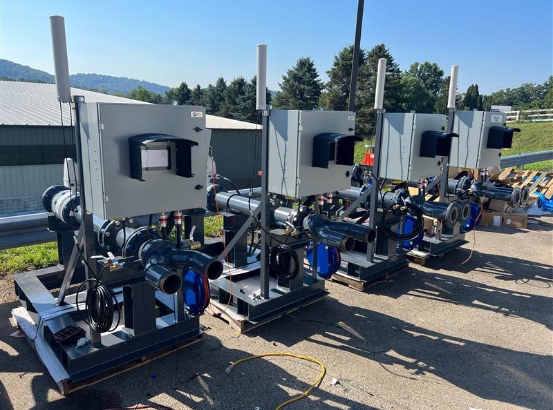 Scorpion mobile monitoring skid on location